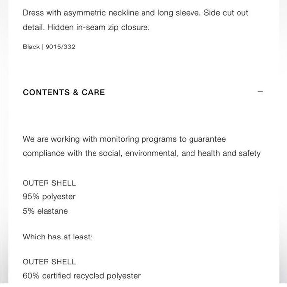 Zara Asymmetric Neck Dress - Picture 7 of 7